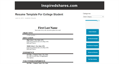 Desktop Screenshot of inspiredshares.com
